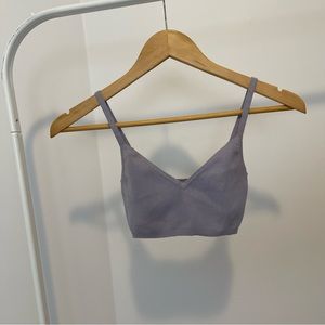 Aritzia purple bra top